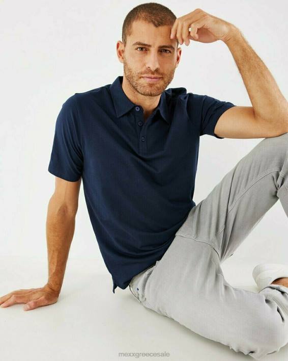 άνδρες Mexx φανέλα πόλο ναυτικό μπλε BR0F624