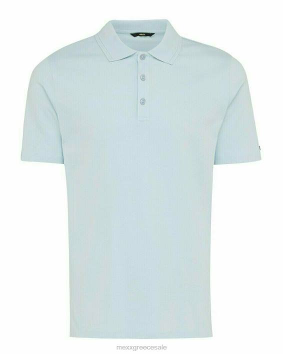 άνδρες Mexx μερσεριζέ ποπ κορν φως πόλο μπλε BR0F735