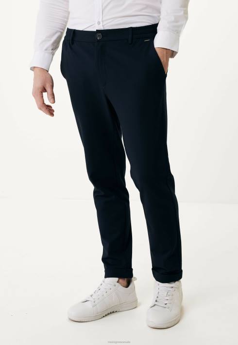 άνδρες Mexx ελαστικό υφασμάτινο παντελόνι ναυτικό μπλε BR0F466