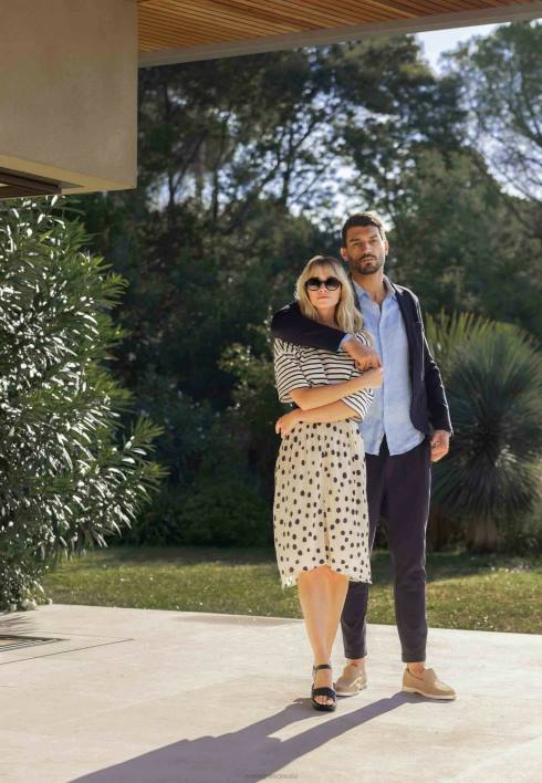 άνδρες Mexx ελαστικό υφασμάτινο παντελόνι ναυτικό μπλε BR0F466