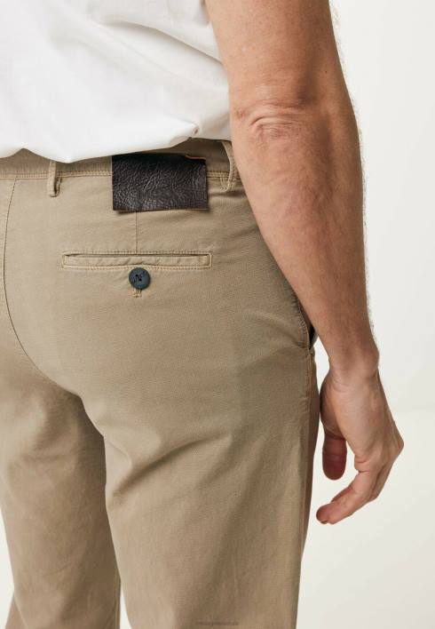 άνδρες Mexx κωνικό παντελόνι chino χακί πράσινος BR0F484