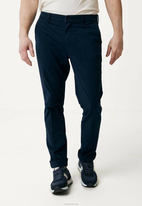 άνδρες Mexx μεσαία μέση βαφή chino navy μπλε BR0F516