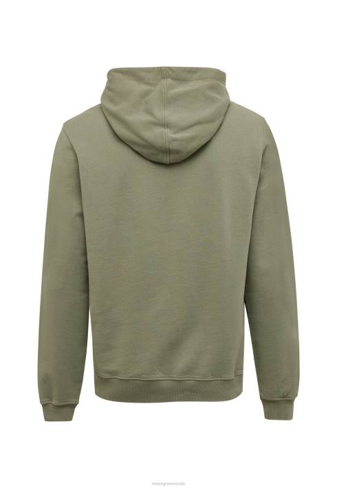 άνδρες Mexx πουλόβερ με κουκούλα βαφής ενδυμάτων μεσαία πράσινος BR0F514