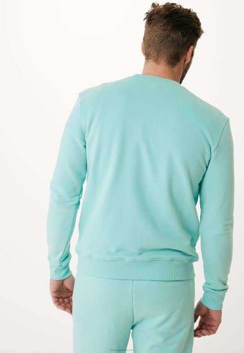 άνδρες Mexx λαιμόκοψη πουλόβερ μπλε BR0F573