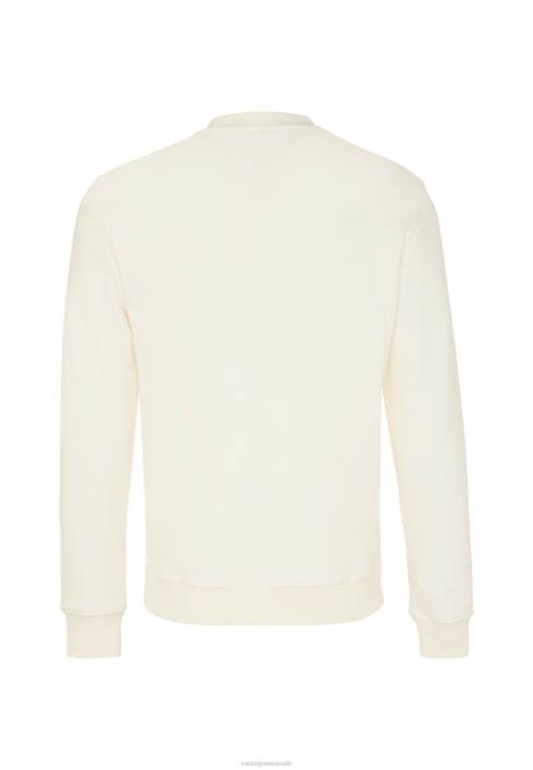 άνδρες Mexx πουλόβερ με λαιμόκοψη σε λευκό μπεζ BR0F654