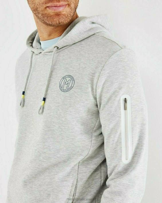 άνδρες Mexx πουλόβερ με κουκούλα μάχη σώμα με σώμα γκρί BR0F733