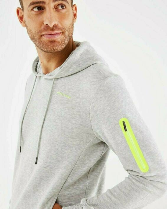 άνδρες Mexx πουλόβερ με κουκούλα μάχη σώμα με σώμα γκρί BR0F739