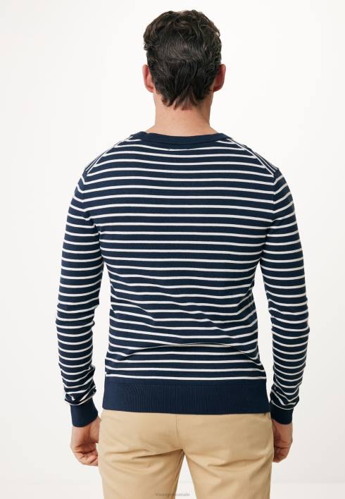 άνδρες Mexx πουλόβερ crewneck ναυτικό μπλε BR0F546