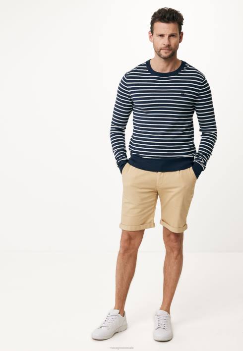 άνδρες Mexx πουλόβερ crewneck ναυτικό μπλε BR0F546