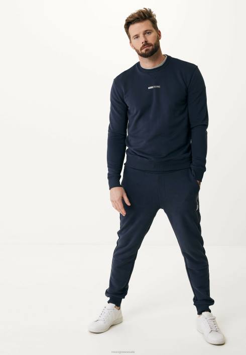 άνδρες Mexx πουλόβερ crewneck ναυτικό μπλε BR0F567