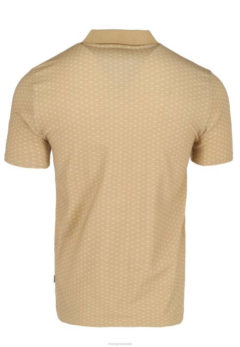 άνδρες Mexx άμμος εκτύπωσης πόλο μπεζ BR0F509