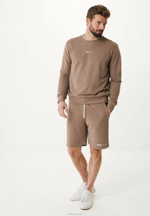 άνδρες Mexx λαιμόκοψη πουλόβερ καφέ BR0F570