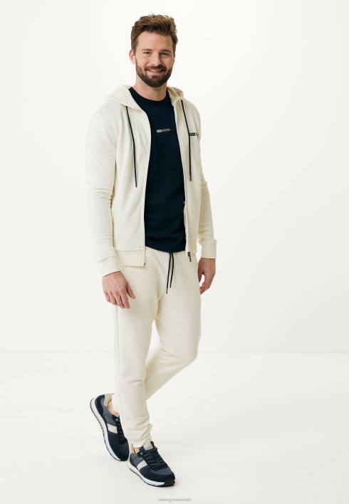 άνδρες Mexx ζακέτα με κουκούλα σε λευκό χρώμα μπεζ BR0F603
