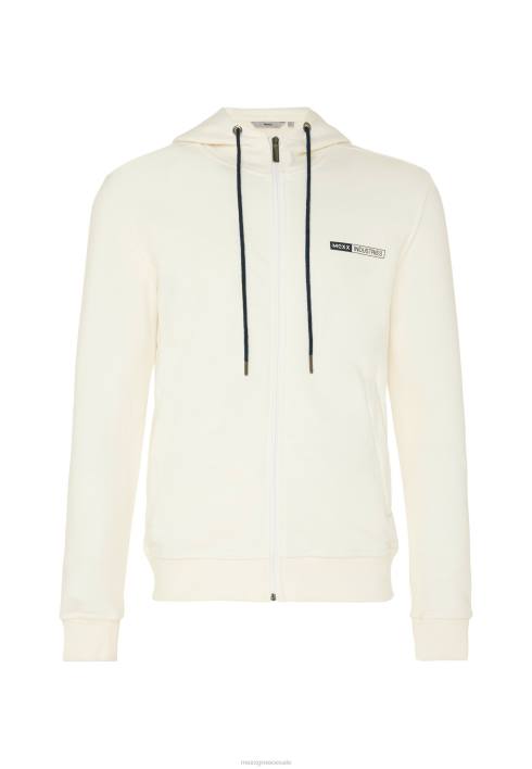 άνδρες Mexx ζακέτα με κουκούλα σε λευκό χρώμα μπεζ BR0F603