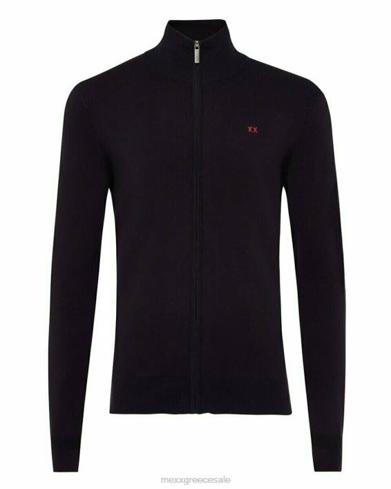 άνδρες Mexx λεπτή πλεκτή ζακέτα ναυτικό μπλε BR0F626