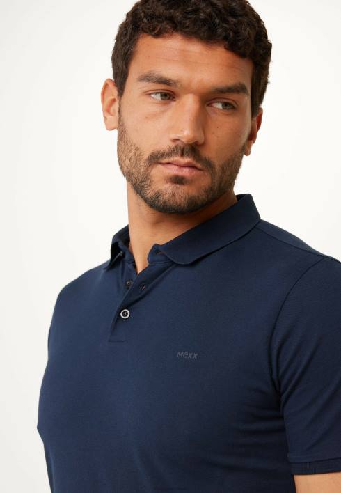 άνδρες Mexx kevin polo navy μπλε BR0F553
