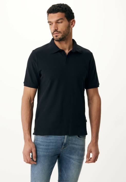άνδρες Mexx peter polo black schwarz BR0F528