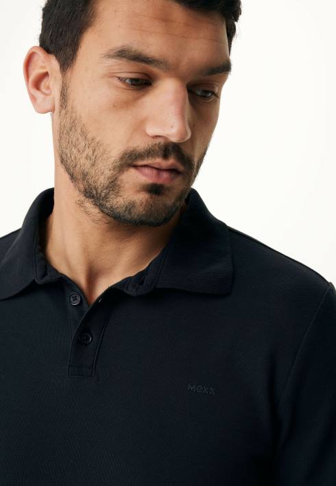 άνδρες Mexx peter polo black schwarz BR0F528