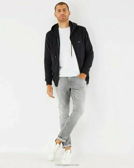 άνδρες Mexx ζακέτα με κουκούλα μαύρη schwarz BR0F619