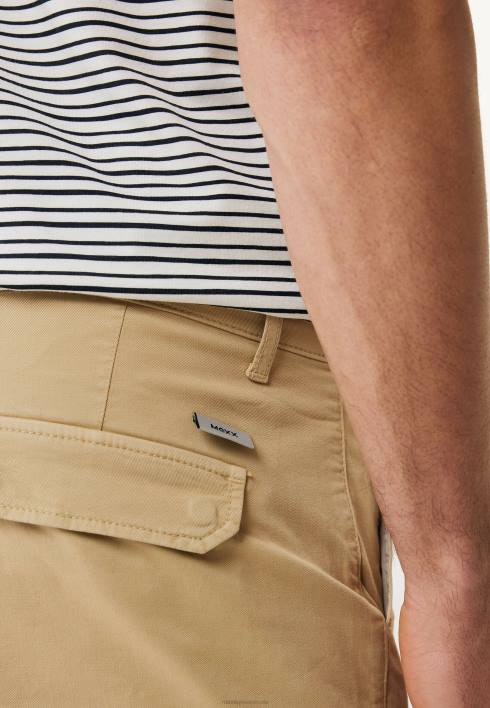άνδρες Mexx cargo παντελόνι κοντή άμμο μπεζ BR0F474