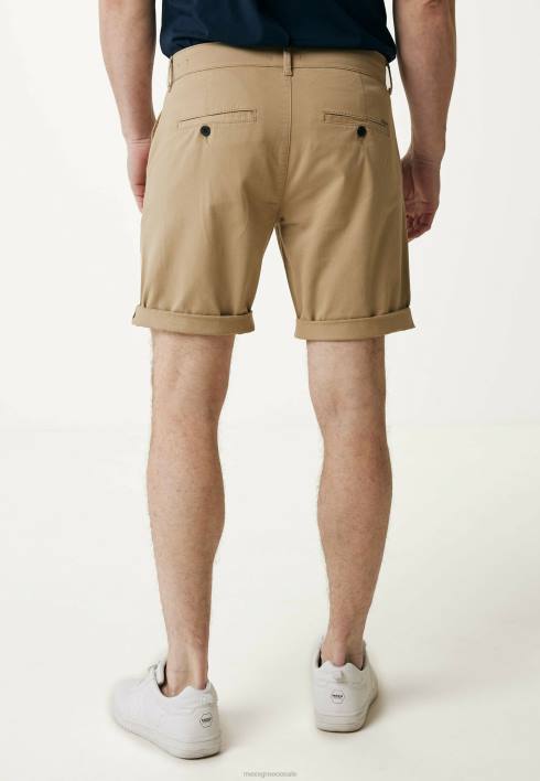 άνδρες Mexx μεσαία μέση βαφή chino κοντή άμμο μπεζ BR0F501