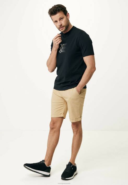 άνδρες Mexx σορτς chino roll up με μανσέτα άμμο μπεζ BR0F485