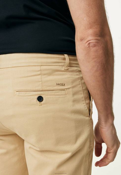 άνδρες Mexx σορτς chino roll up με μανσέτα άμμο μπεζ BR0F485