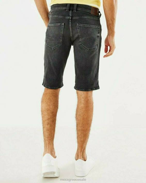 άνδρες Mexx steve jeans κοντό μαύρο schwarz BR0F614