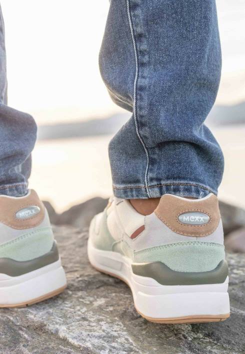 άνδρες Mexx sneaker huxley taupe/γκρι τεφρόχρουν χρώμα BR0F659