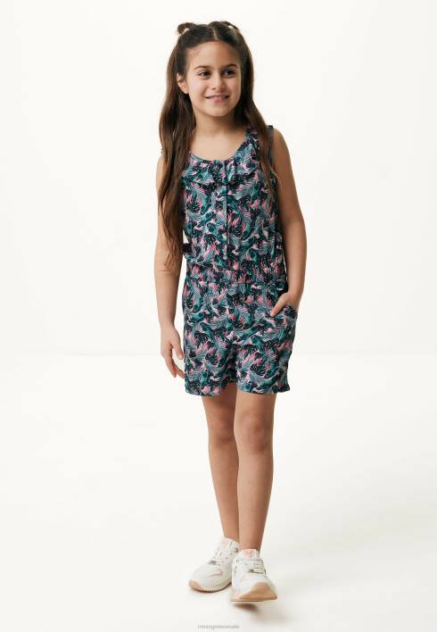 κορίτσια Mexx εμπριμέ ολόσωμη φόρμα σομόν ροζ BR0F776