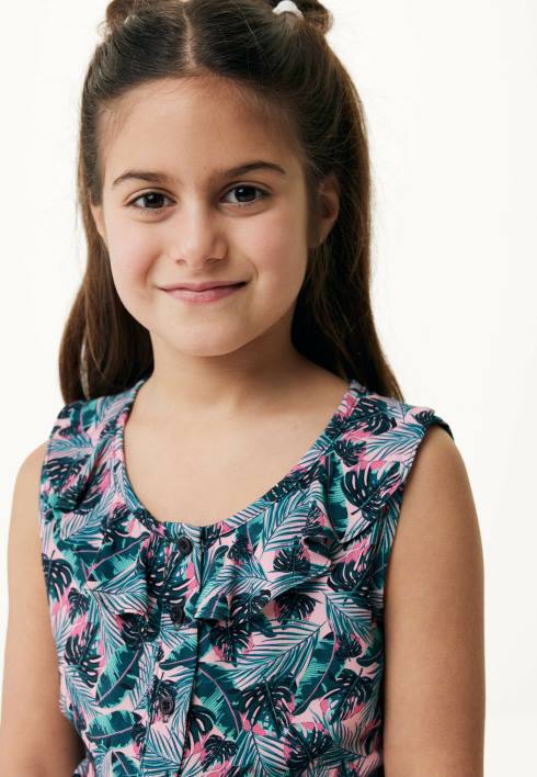 κορίτσια Mexx εμπριμέ ολόσωμη φόρμα σομόν ροζ BR0F776