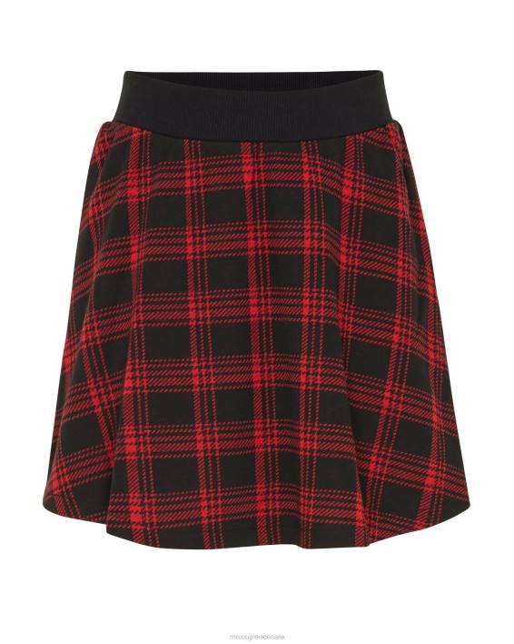 κορίτσια Mexx πλεκτή καρό φούστα το κόκκινο BR0F817