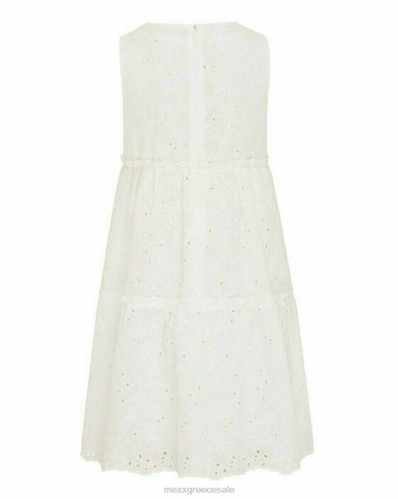 κορίτσια Mexx κεντητό φόρεμα σε λευκό άσπρο BR0F863