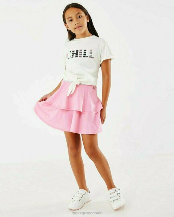 κορίτσια Mexx glitter φούστα ροζ BR0F868