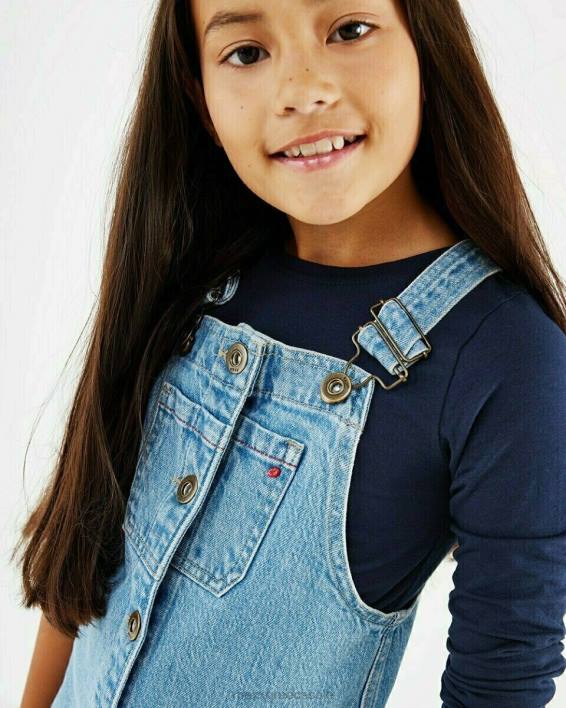 κορίτσια Mexx Ντορίνα τζιν φόρεμα ανοιχτό vintage μπλε BR0F862