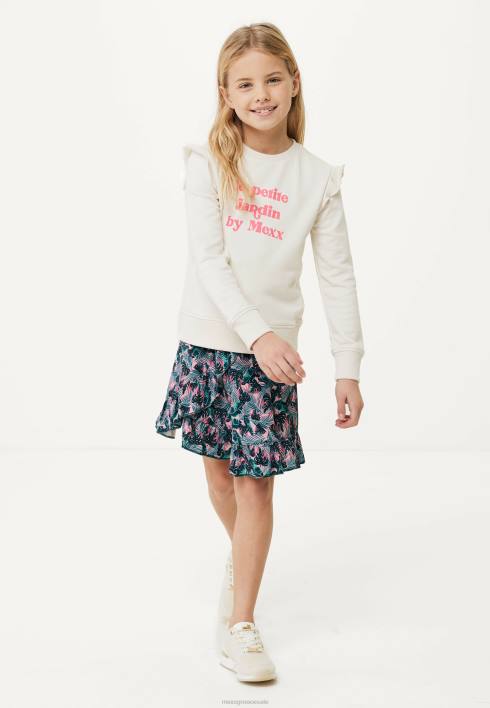 κορίτσια Mexx εμπριμέ wrap φούστα σομόν ροζ BR0F760