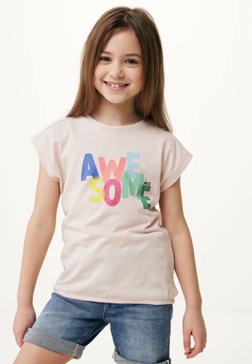 κορίτσια Mexx Φωτιστικό μπλουζάκι κοντομάνικο ροζ BR0F747