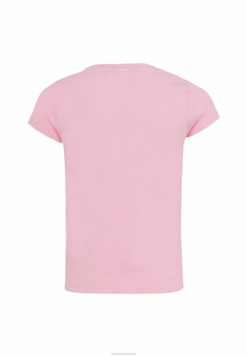 κορίτσια Mexx μπλουζάκι με έργα τέχνης φρέσκο ​​ροζ βαμβάκι BR0F748