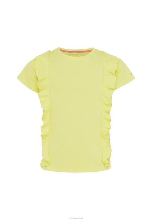 κορίτσια Mexx βολάν κοντομάνικο μπλουζάκι κίτρινος BR0F751