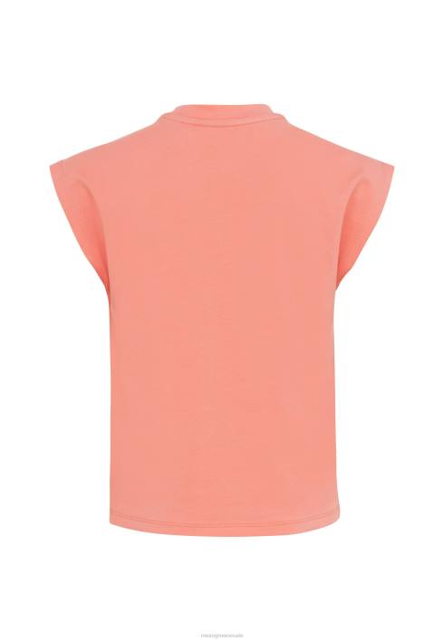 κορίτσια Mexx κοντομάνικο μπλουζάκι με λογότυπο κοραλί πορτοκάλι BR0F762