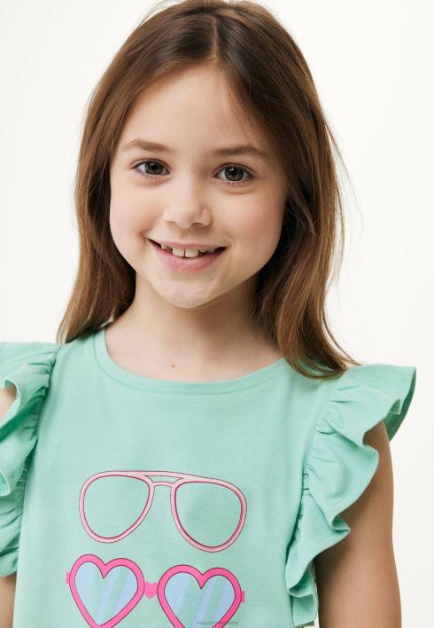 κορίτσια Mexx Φωτιστικό μπλουζάκι κοντομάνικο πράσινος BR0F805