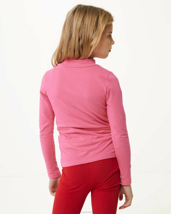 κορίτσια Mexx μακρυμάνικο μπλουζάκι με λογότυπο ροζ BR0F829