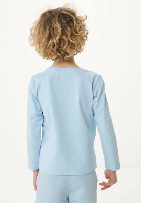 αγόρια Mexx μακρυμάνικο μπλουζάκι λαστιχένιο φωτιστικό εκτύπωσης μπλε BR0F898