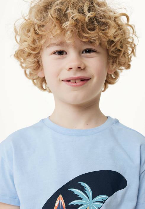 αγόρια Mexx Φωτιστικό καλλιτεχνικό μπλουζάκι μπλε BR0F907