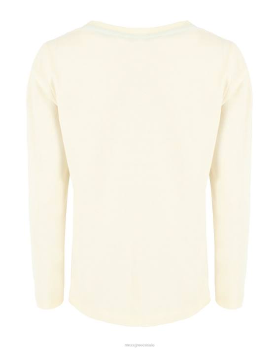 αγόρια Mexx μακρυμάνικο μπλουζάκι με έργα τέχνης άσπρο BR0F939