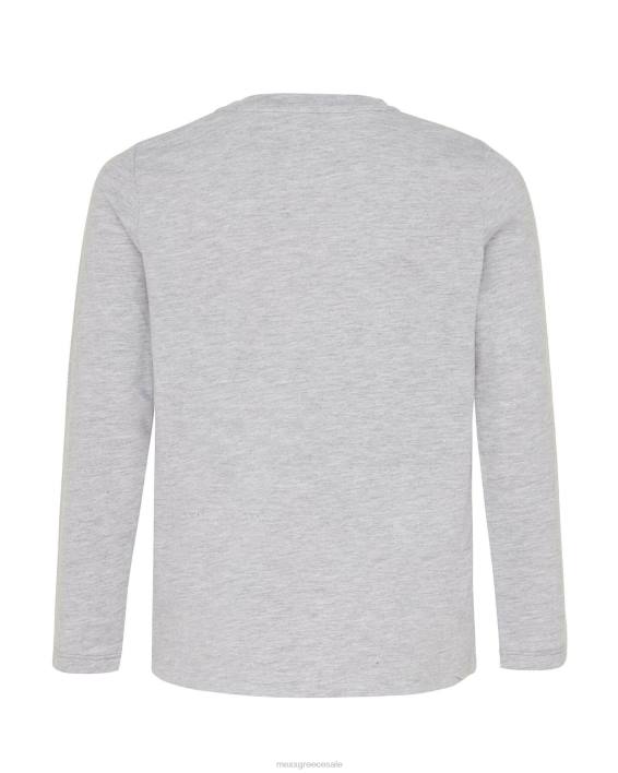 αγόρια Mexx μακρυμάνικο καλλιτεχνικό μπλουζάκι σώμα σώμα με σώμα γκρί BR0F940