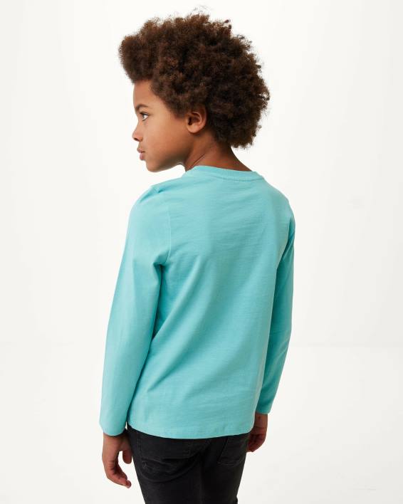 αγόρια Mexx μακρυμάνικο μπλουζάκι τέχνης στον ωκεανό μπλε BR0F941