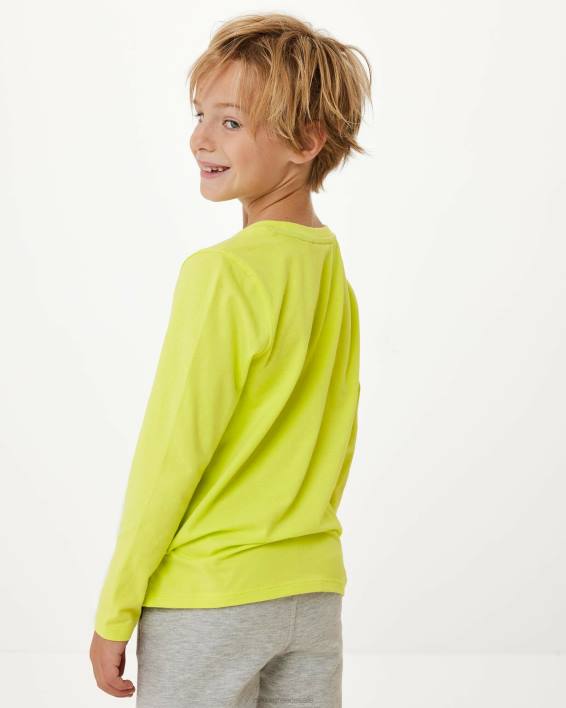 αγόρια Mexx μπλουζάκι με νέον έργο τέχνης κίτρινος BR0F956