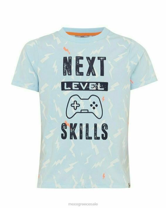 αγόρια Mexx εμπριμέ μπλουζάκι γαλάζιο μπλε BR0F970