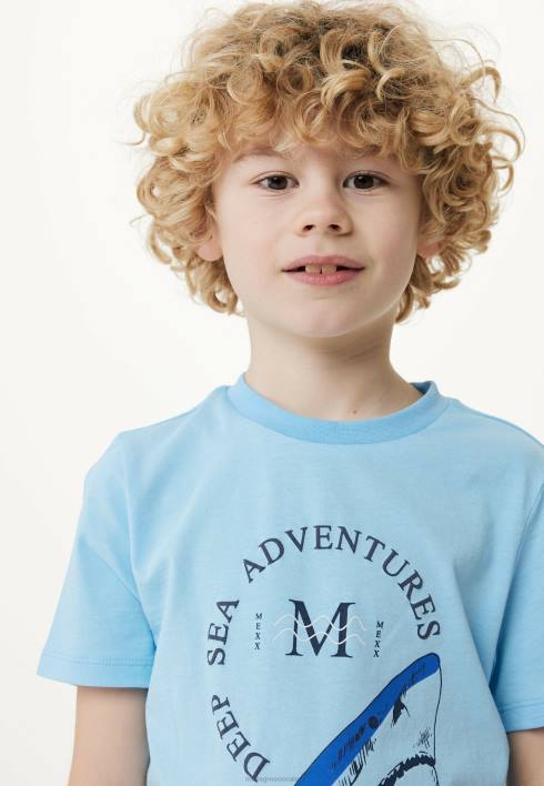 αγόρια Mexx T-shirt artwork κοντομάνικο φωτιστικό μπλε BR0F904
